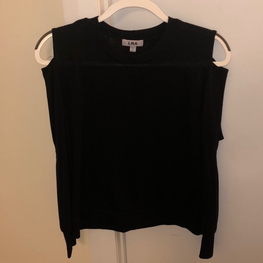 LNA Long Sleeve Cold Shoulder & Elbow